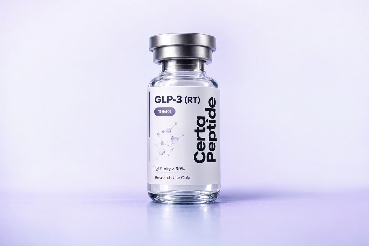 GLP-3 RT 10mg peptide vial – Certa Peptide research compound GLP-3 RT 10mg peptide vial – Certa Peptide research compound